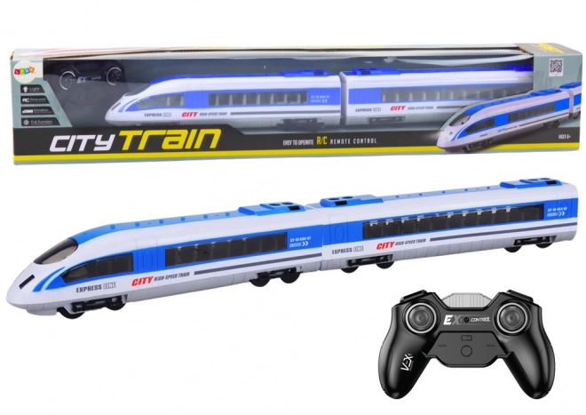 Train RC à télécommande lumières blanc 65 cm