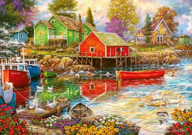 Puzzle CHERRY PAZZI – baie silencieuse, 2000 pièces