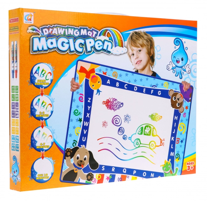 Tapis de dessin à l'eau avec accessoires pour enfants 3+