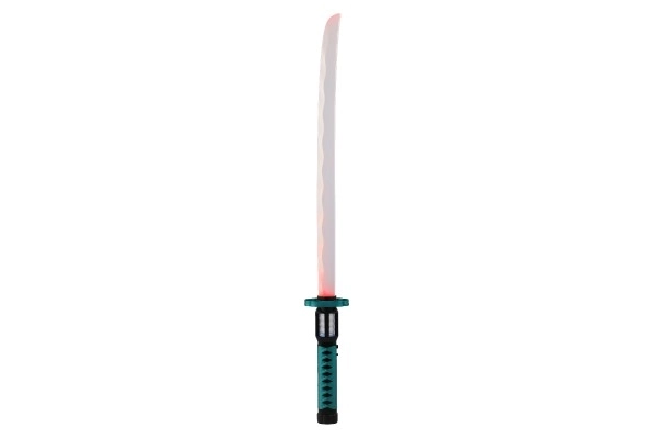 Épée Samurai en plastique lumineuse 73 cm