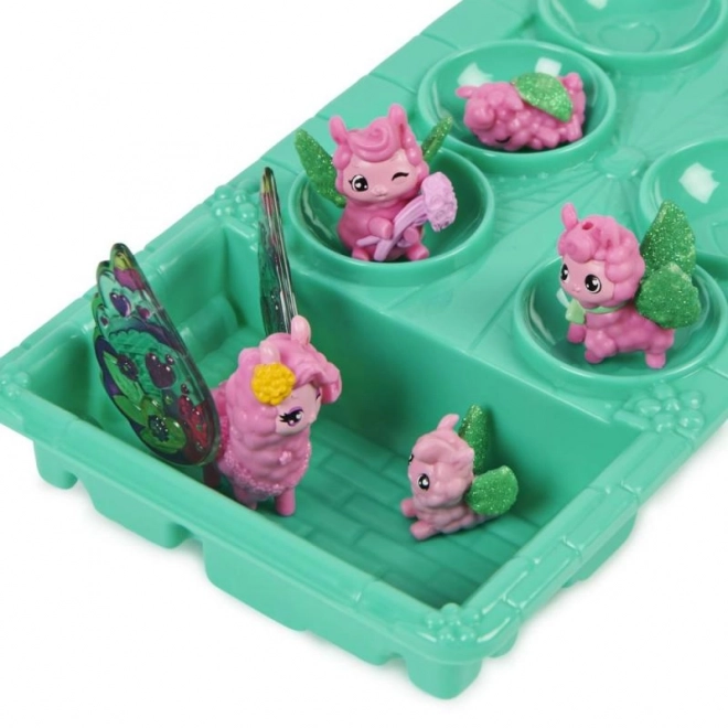 Ensemble familial d'animaux Lamas Hatchimals