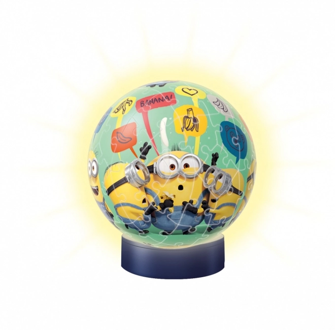 Puzzle 3D boule lumineuse Minions