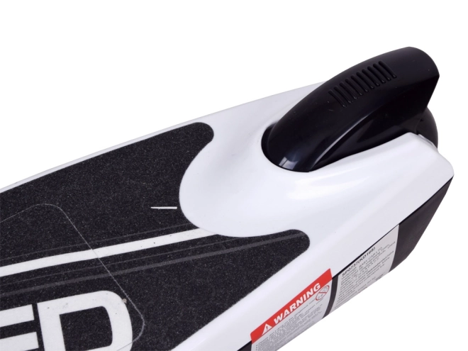 Trottinette électrique avec éclairage LED – Blanc