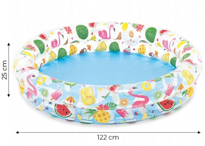 Piscine ronde 122x25cm