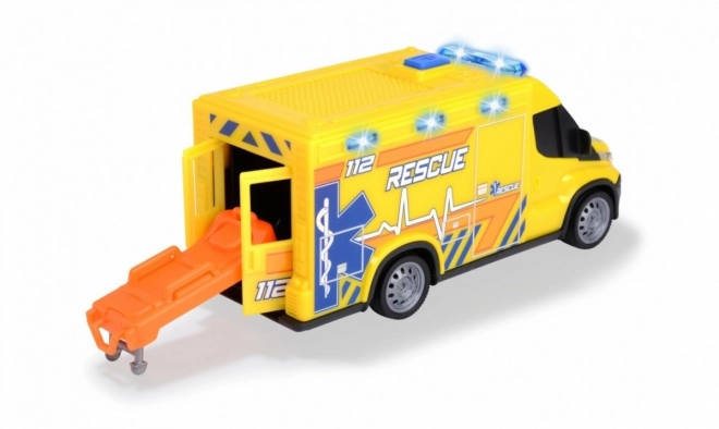 Ambulance Iveco Daily pour enfants 18 cm