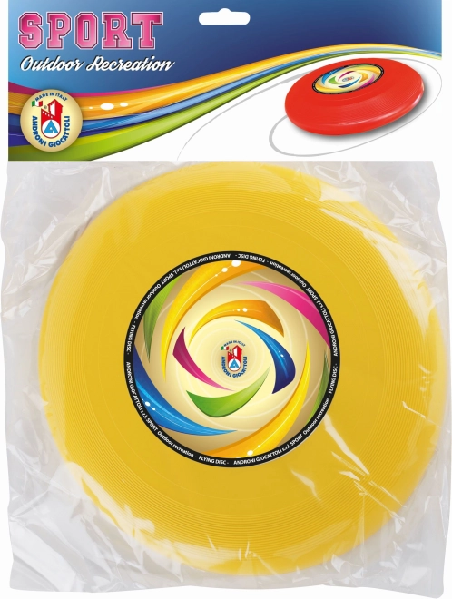 Disque Androni à lancer - diamètre 23 cm, jaune