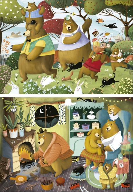 Educa Puzzle Histoires de la forêt 2x20 pièces