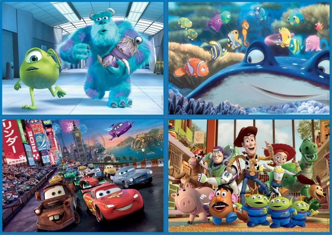 Puzzle EDUCA Disney Pixar Mix 4 en 1 (50,80,100,150 pièces)