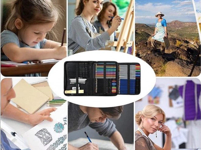 Ensemble pour croquis et dessin pour professionnels
