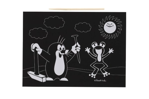 Gravure à gratter La Petite Taupe et ses amis