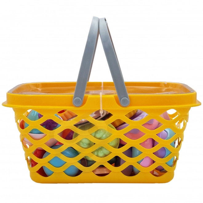 Woopie panier d'achat avec ensemble de thé et friandises 26 pièces