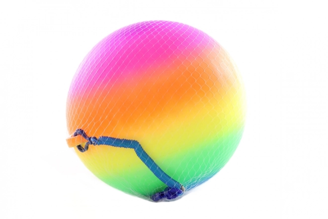 Ballon arc-en-ciel avec mousqueton 20 cm