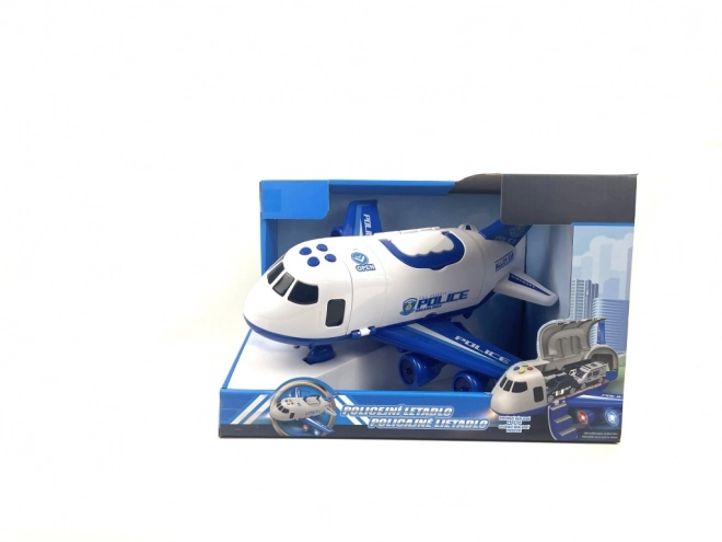 Avion de police avec soute ouvrante