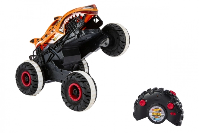 RC monster truck tout-terrain HOT WHEELS Tiger Shark 1:15