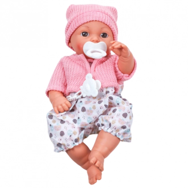 Poupée Bébé avec Bonnet et Sons
