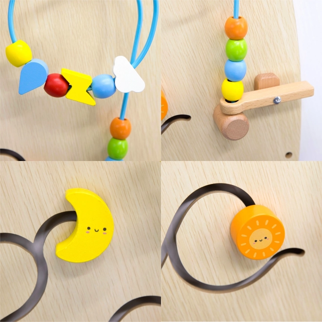 VIGA tableau mural de manipulation Luk Montessori