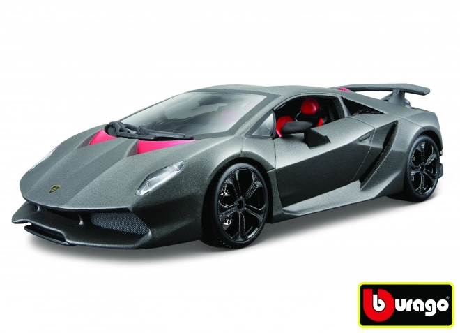 Bburago 1:24 Lamborghini Sesto Elemento Gris Métallique 18-21061