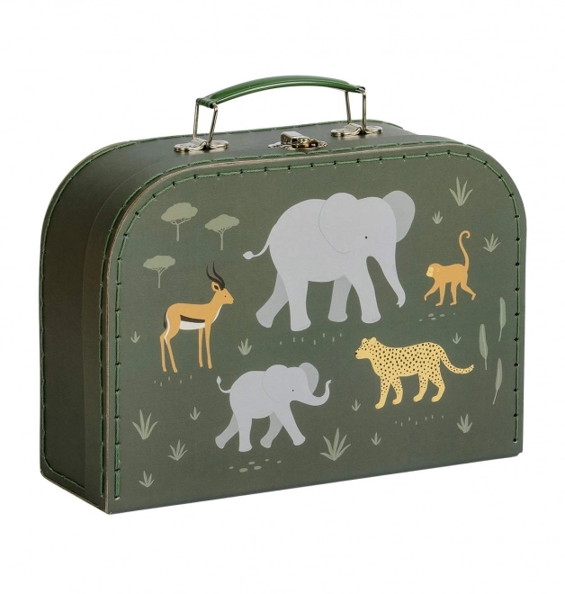 A Little Lovely Company Ensemble de deux valises en carton