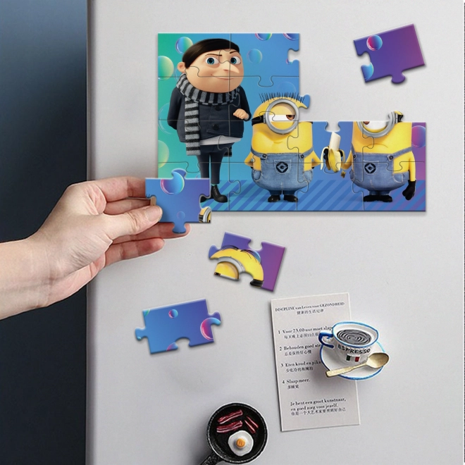 Puzzle magnétique Minions Petit Gru