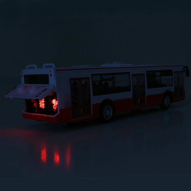 Autobus qui annonce les arrêts en tchèque 28 cm