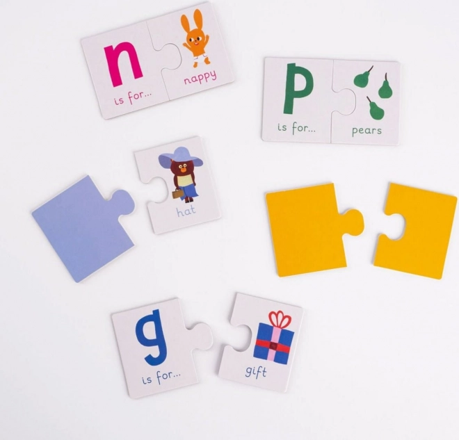 Puzzle Magique Chat Abécédaire avec 26x2 pièces