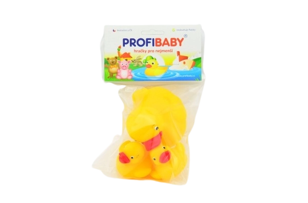Ensemble de canards en caoutchouc pour le bain 3 pcs