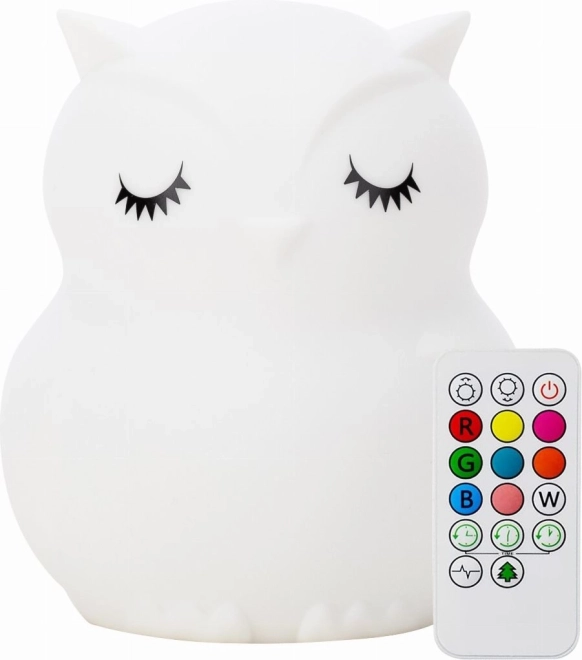 Veilleuse nocturne en silicone Hibou