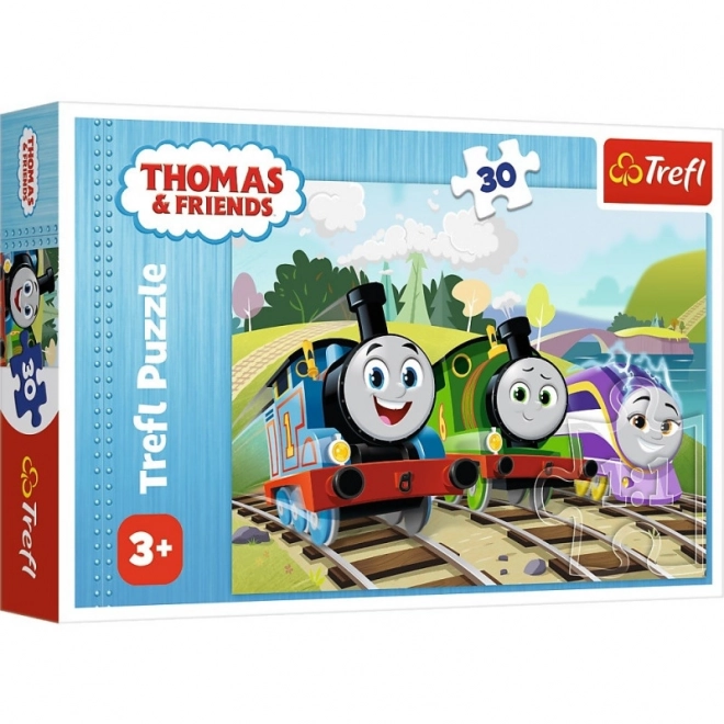 Puzzle 30 pièces Joyeux Thomas et ses amis