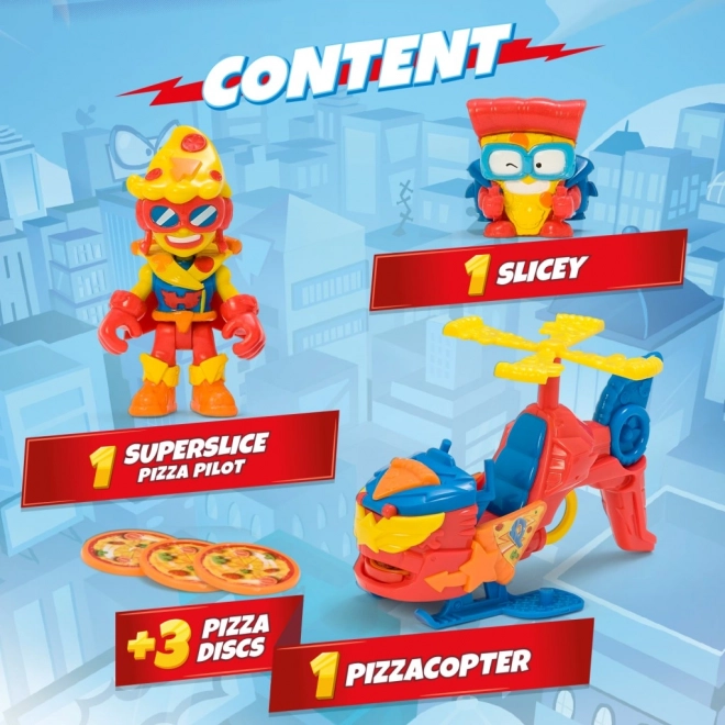 Pizzacoptère SuperThings avec lance-disques