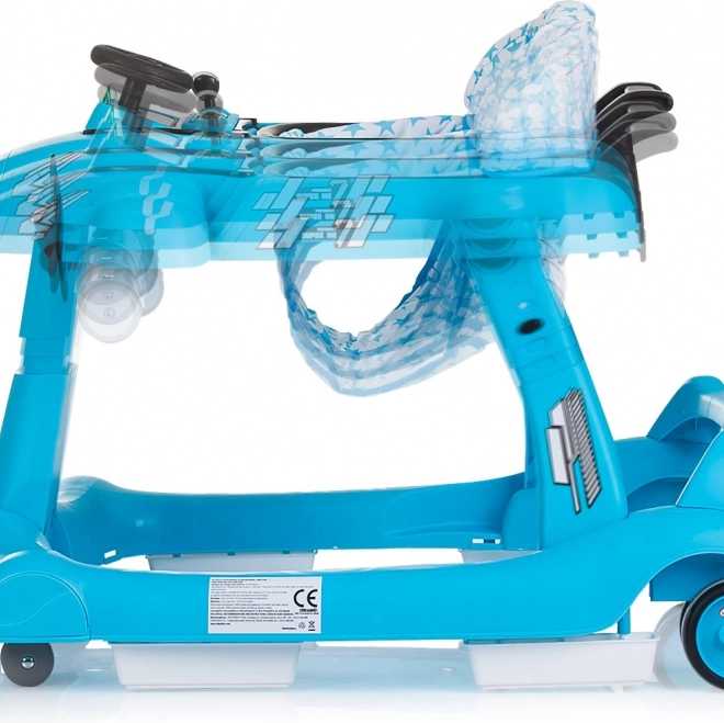 Trotteur Chipolino Avion 3en1 Bleu