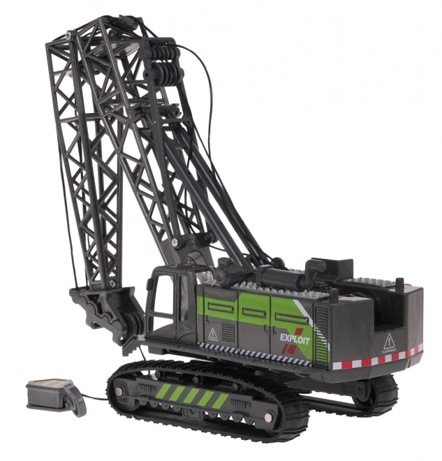 Grue métallique noir et vert