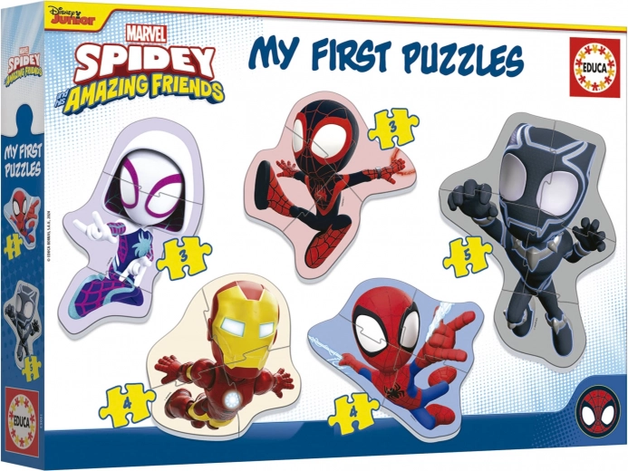 Educa baby puzzle Spidey et ses formidables amis 5 en 1 (3–5 pièces)