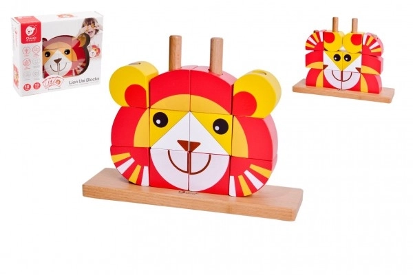 Casse-tête en bois - Lion