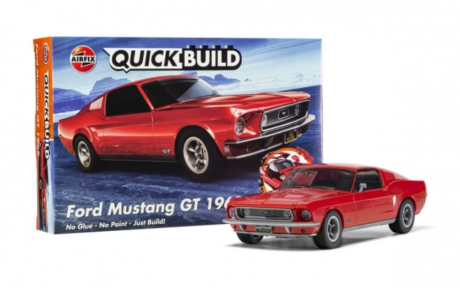 Modèle en plastique à assembler rapidement Ford Mustang GT 1968