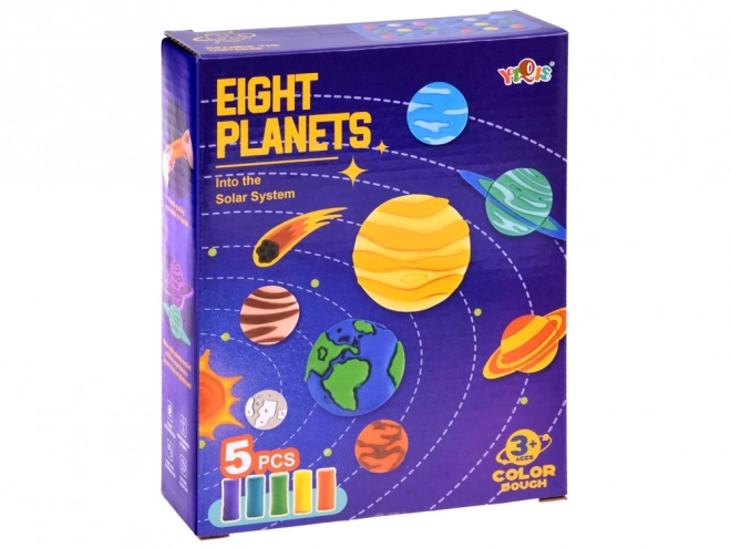 Kit éducatif de pâte à modeler Système solaire
