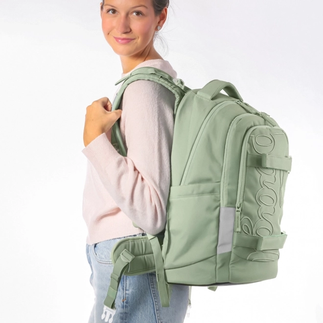 Ensemble pour écoliers BAAGL Skate Max Menthe : sac à dos, trousse, sac