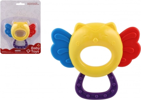 Hochet et Anneau de Dentition Hibou pour Bébés
