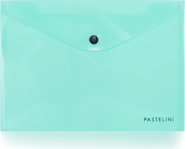 Pochette à bouton-pression A5 Pastelini verte