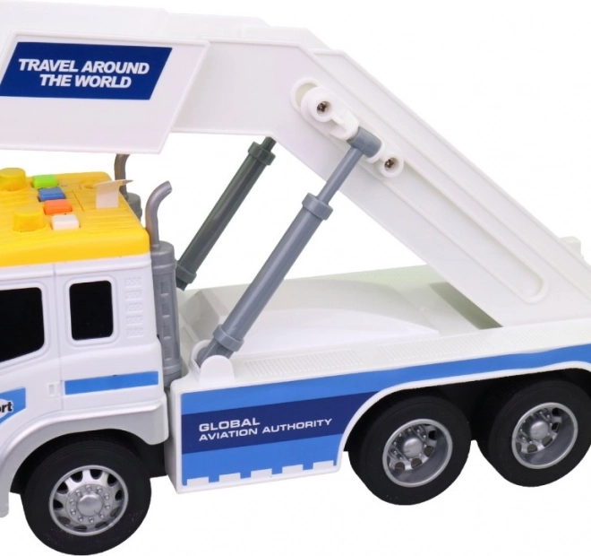 Voiture de Service Aéroportuaire avec Lumières et Sons à Piles