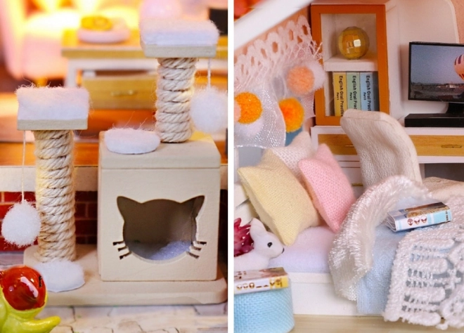 Modèles miniatures de maison Dôma couleurs émaillées