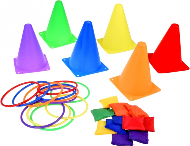 Set de jeu Quilles, Cerceaux et Sacs pour enfants
