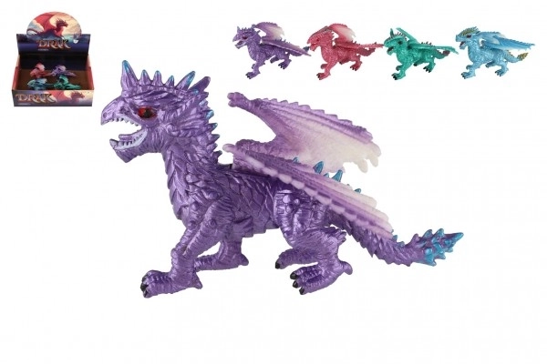 Figurine de dragon en plastique 10cm