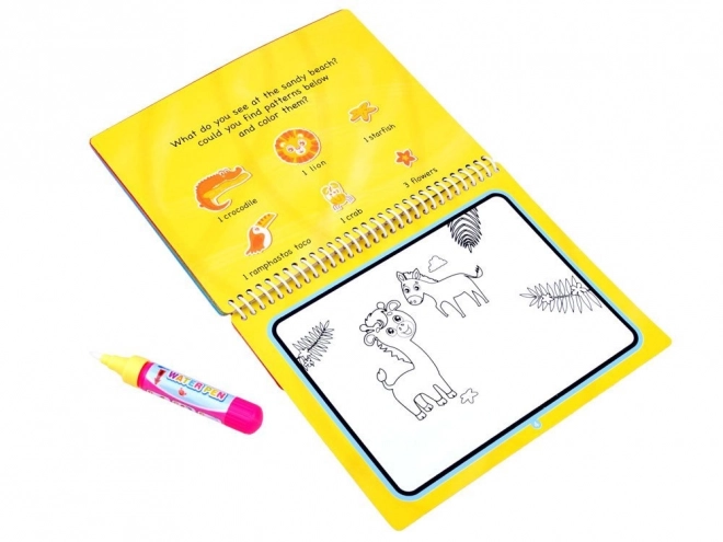 Livre de coloriage aquatique avec animaux