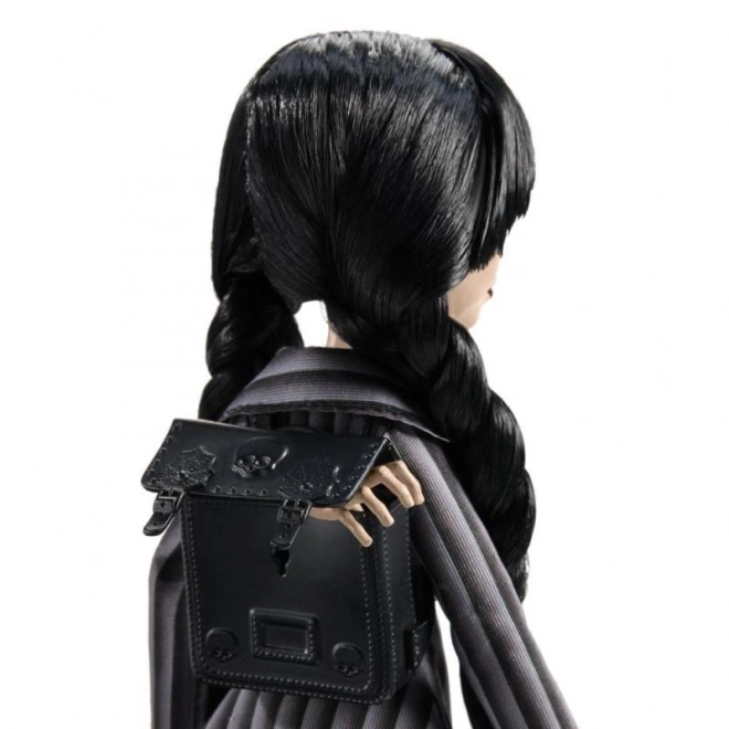 Poupée de mode insp. par Mercredi Addams