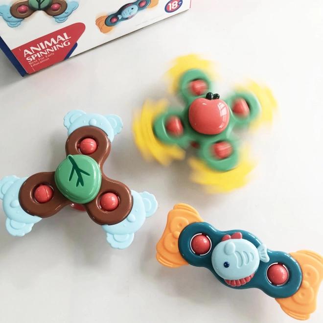 Woopie spinners sensoriels éducatifs pour enfants 3 en 1 en couleurs vives