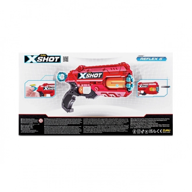 Pistolet X-Shot Reflex 6 (12 flèches)