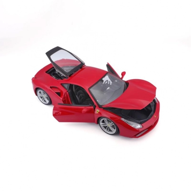 Voiture en métal Ferrari 488 GTB rouge