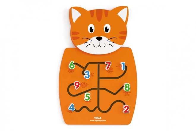 Jeu mural en bois - chiffres