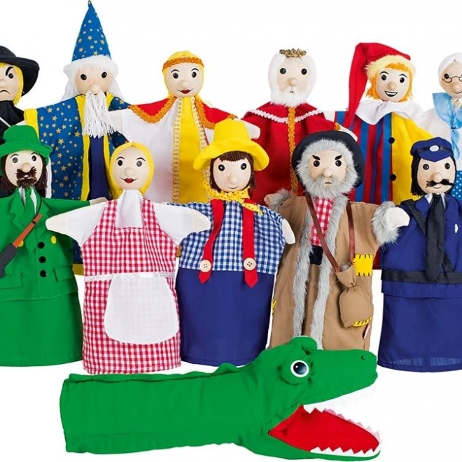 Set professionnel de marionnettes à main – 12 pièces