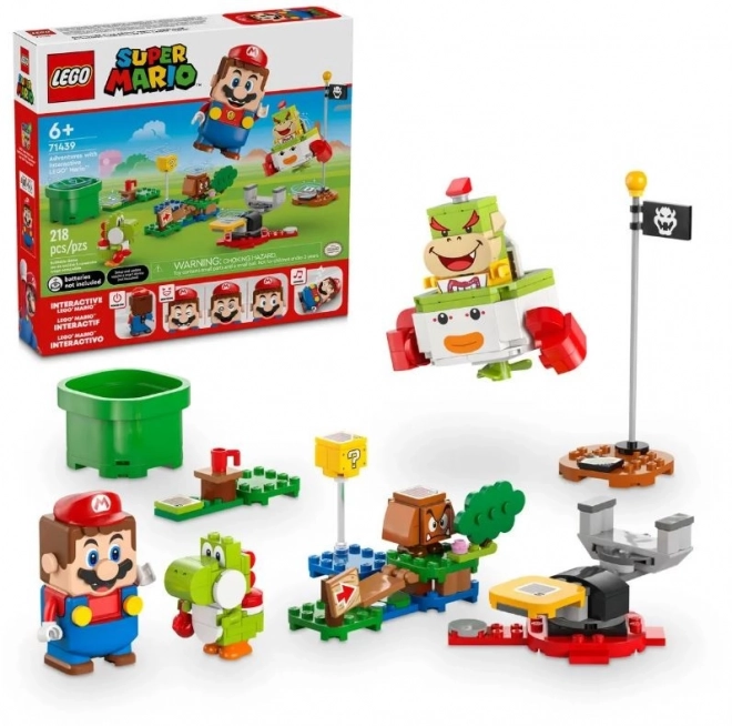 Aventure avec une figurine LEGO Super Mario interactive